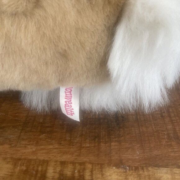 Vintage 90s Commonwealth Bunny Rabbit Plush Stuffed Animal Bow Lop Ears - Picture 4 of 8